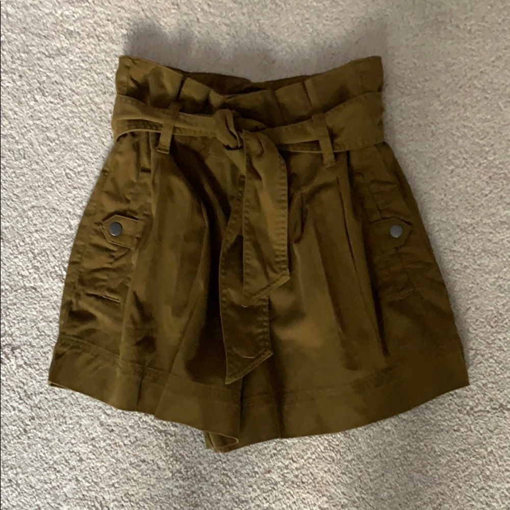 Top Shop paper bag shorts